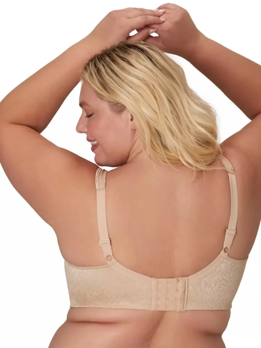 Playtex 18 Hour Side & Back Smoothing Wireless Bra Nude